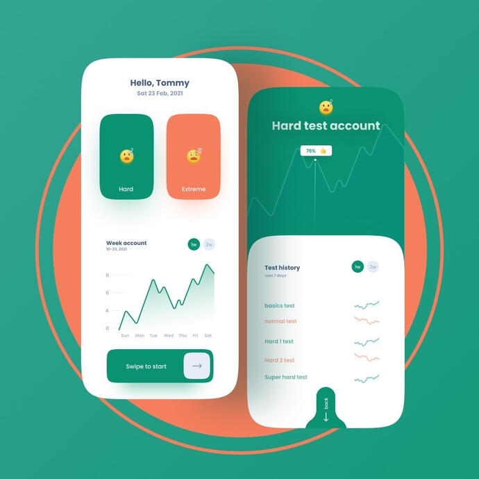 English test app prototype